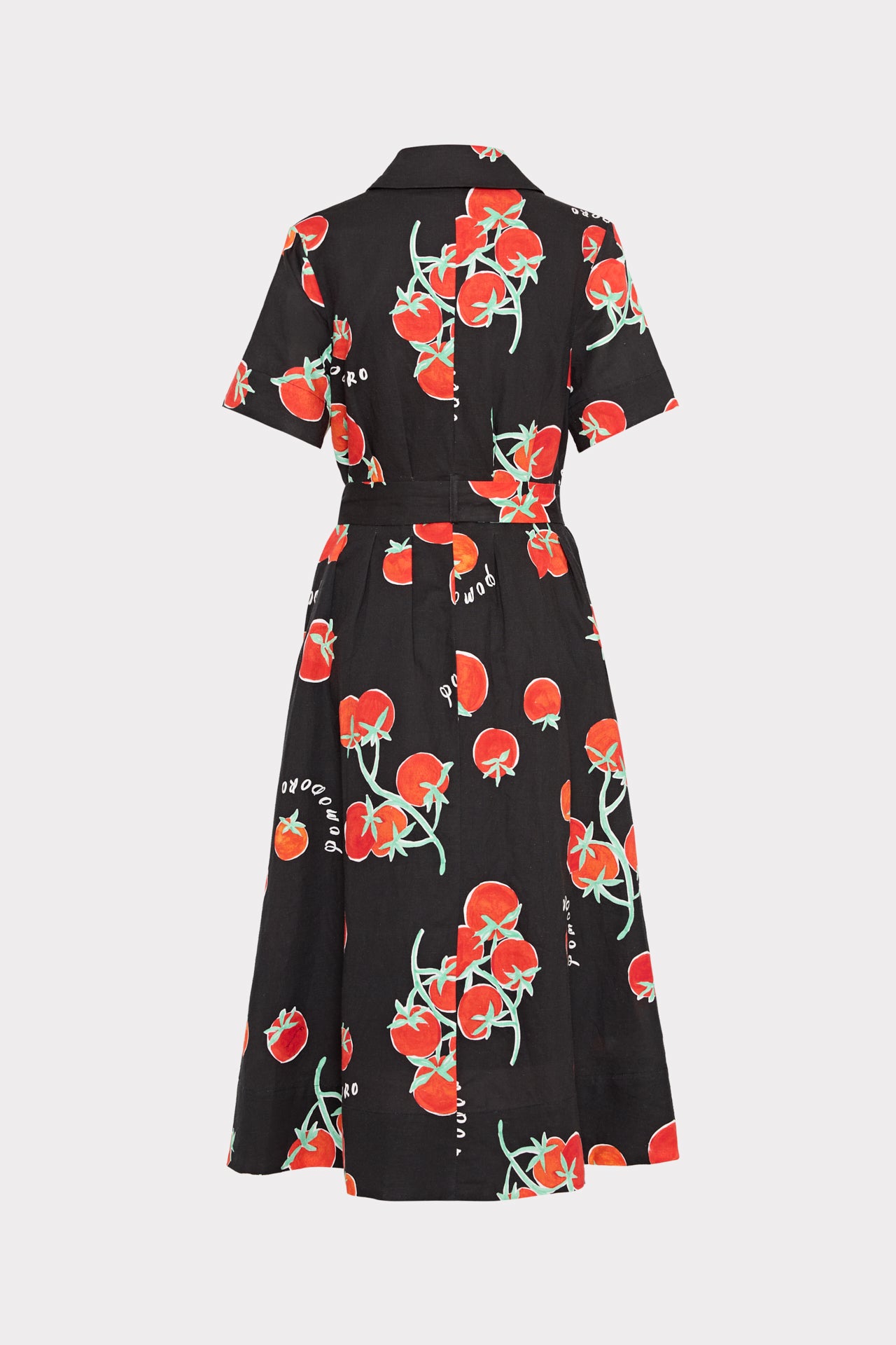 black red midi dress Lexi Printed Midi in Black/Red