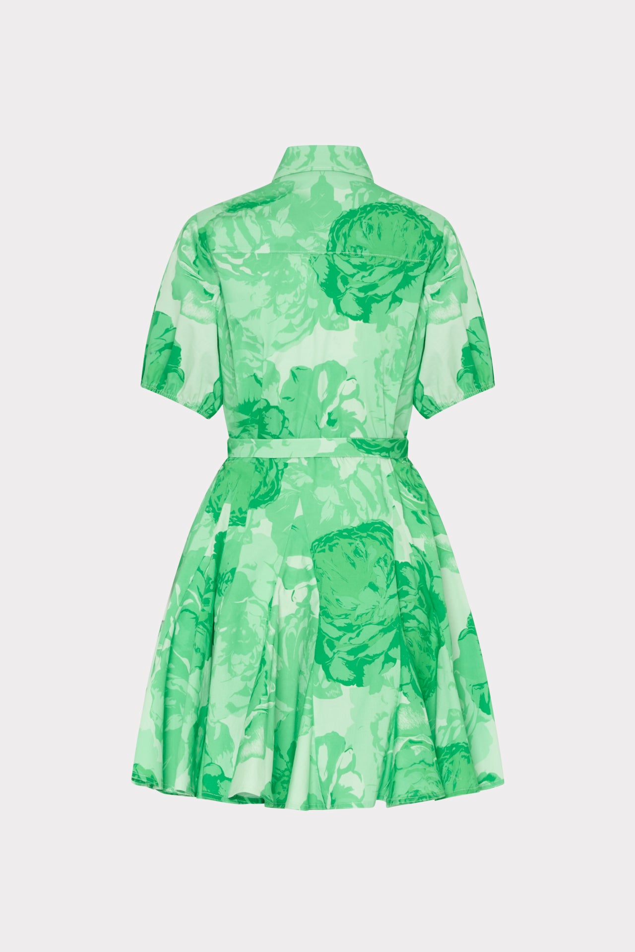 Juni Printed Poplin Dress in Green/White | Milly Juni Printed Poplin Dress in Green/White | Milly