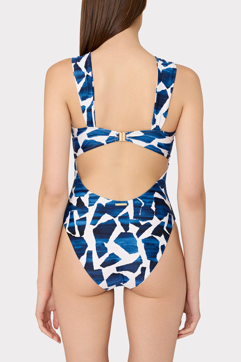 Betsy Ocean Puzzle Bandeau One Piece