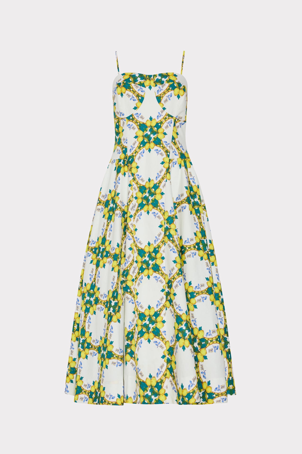 Milly Livna Printed Midi Dress - Yellow Multi Milly Livna Printed Midi Dress - Yellow Multi