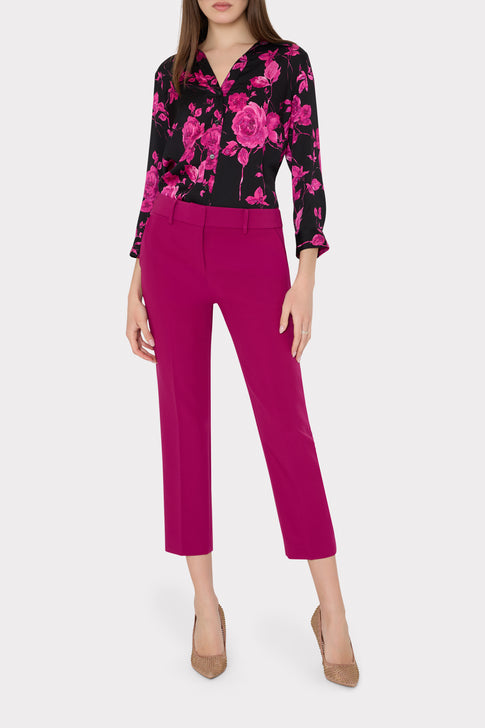 Nicola Cady Pants Plum Image 3 of 5