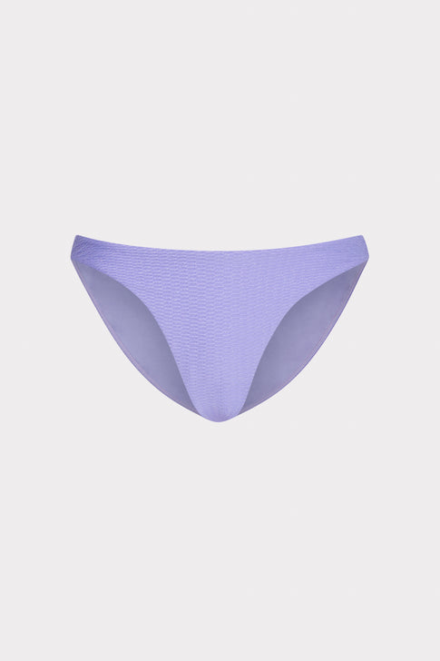 Shimmer Texture Margot Bikini Bottom Purple Image 1 of 4