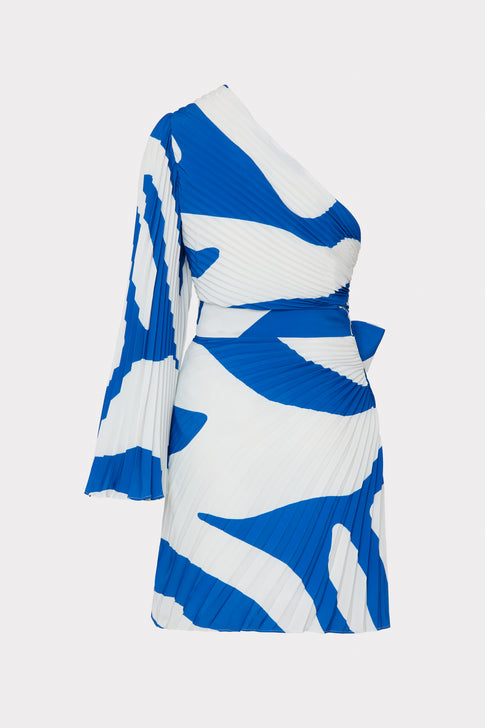 Linden Printed Pleated Dress