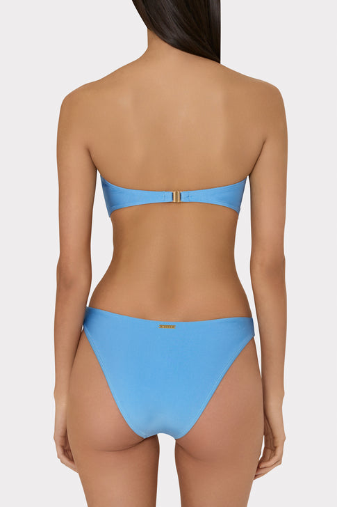 Margot Gloss Bikini Bottom Mineral Blue Image 3 of 4