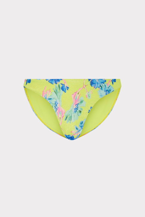 Margot Floating Cosmos Bikini Bottom Neon Yellow Image 1 of 4