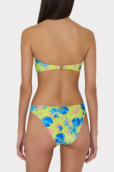 Margot Floating Cosmos Bikini Bottom Neon Yellow Image 3 of 4