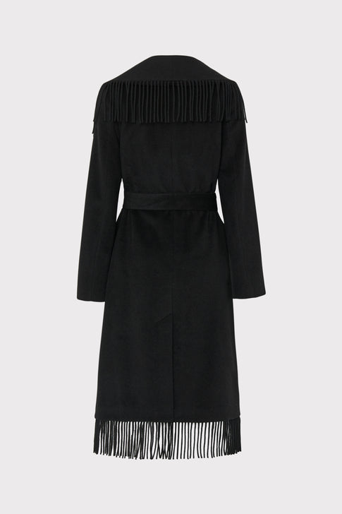 Fringe Wool Coat