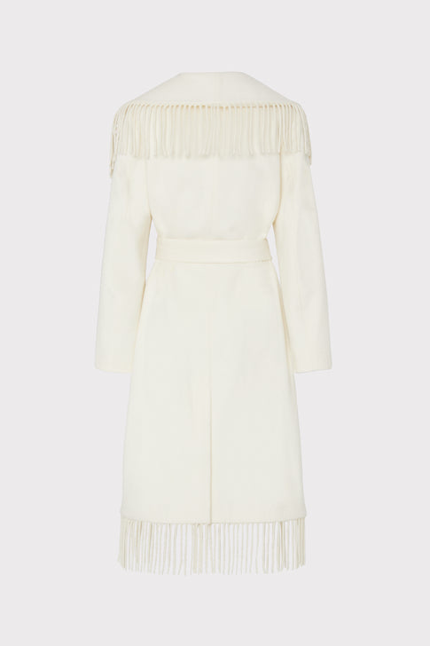 Fringe Wool Coat