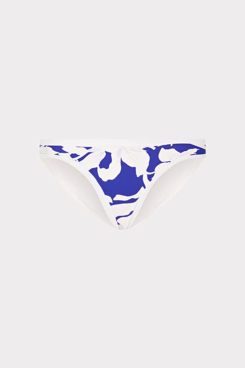 Lily Silhouette Bikini Bottom Blue/Ecru Image 1 of 5
