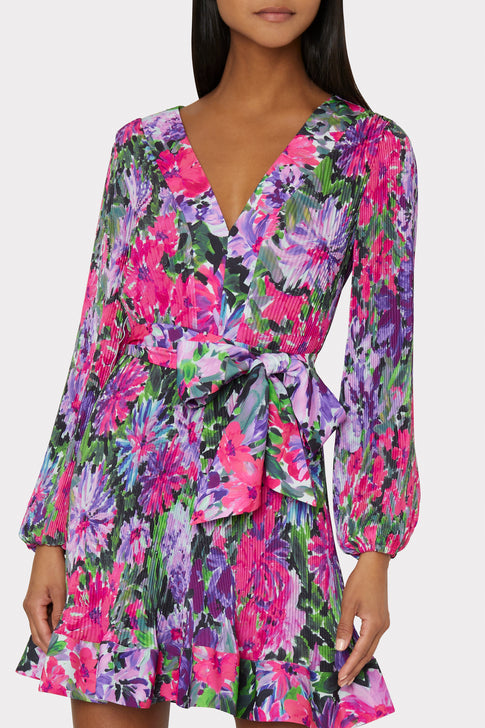 Liv Fall Garden Pleated Dress