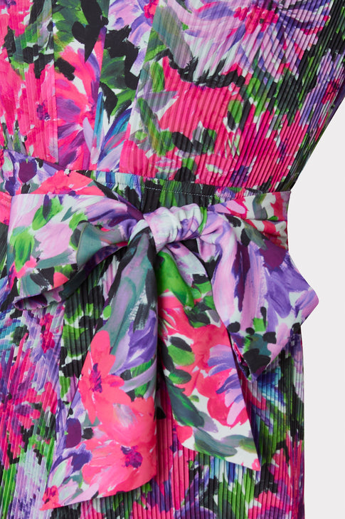 Liv Fall Garden Pleated Dress