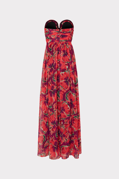 River Windmill Floral Dress Red Multi Image 4 of 4