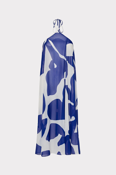 Grand Foliage Convertible Cover-Up Navy/White Image 2 of 7
