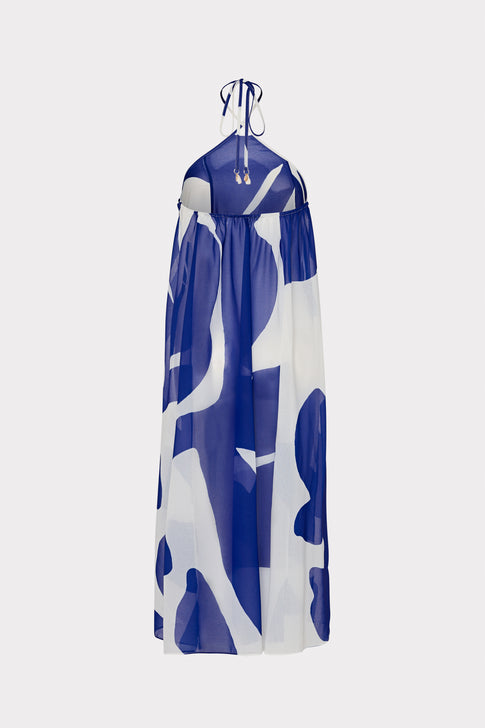 Grand Foliage Convertible Cover-Up Navy/White Image 7 of 7