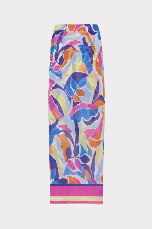 Painted Bloom Chiffon Sarong