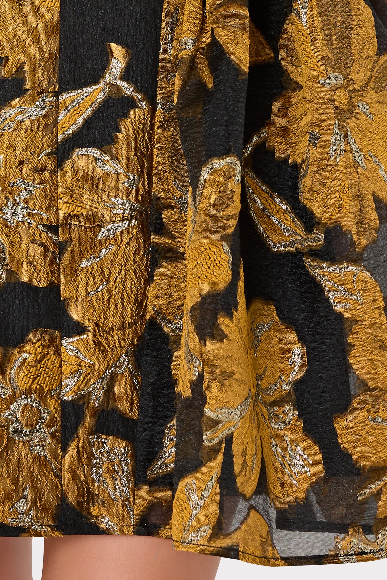 Milly Erin Sleeveless Brocade Mini Dress