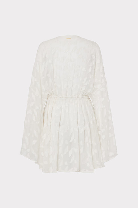 Olympia Lurex Jacquard Dress White Image 4 of 4