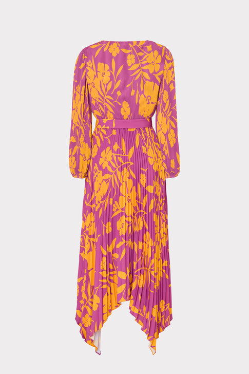 Liora Marigold Aroma Pleated Dress Multi Image 4 of 4