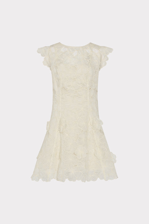 Milly Myla Embroidered Mini Dress - Ecru Milly Myla Embroidered Mini Dress - Ecru