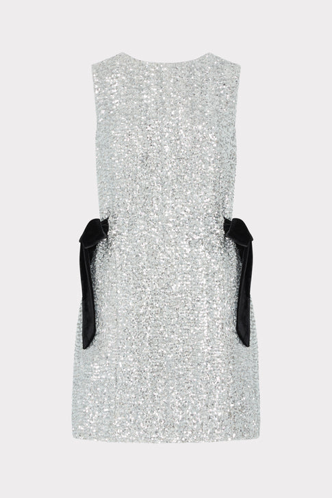 Bella Sequin Bow Mini Dress