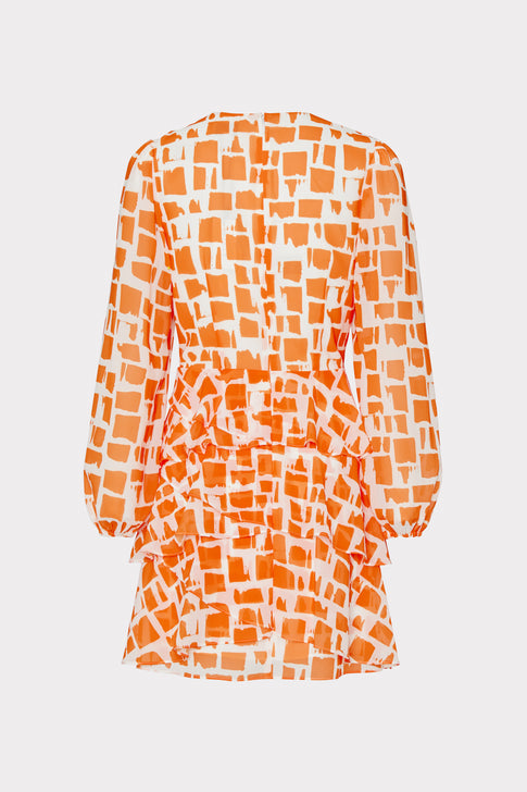 Loren Geo Tile Dress