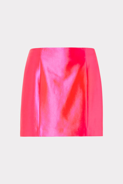 Oliviana Stretch Satin Skirt