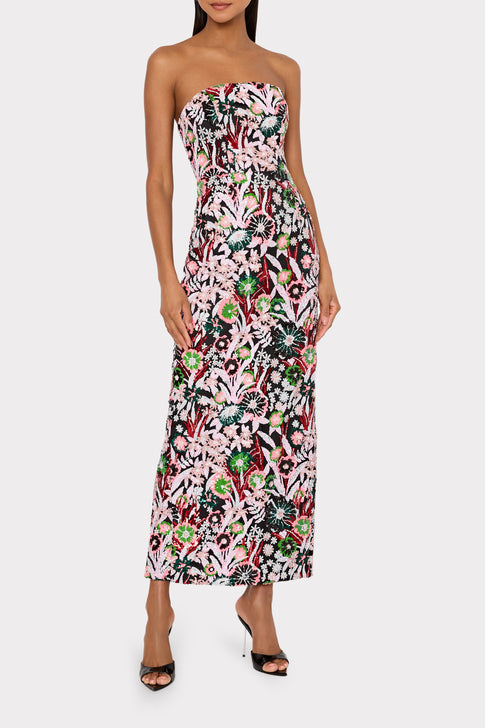 Orion Pink Wildflower Dress Light Pink Multi Image 2 of 4
