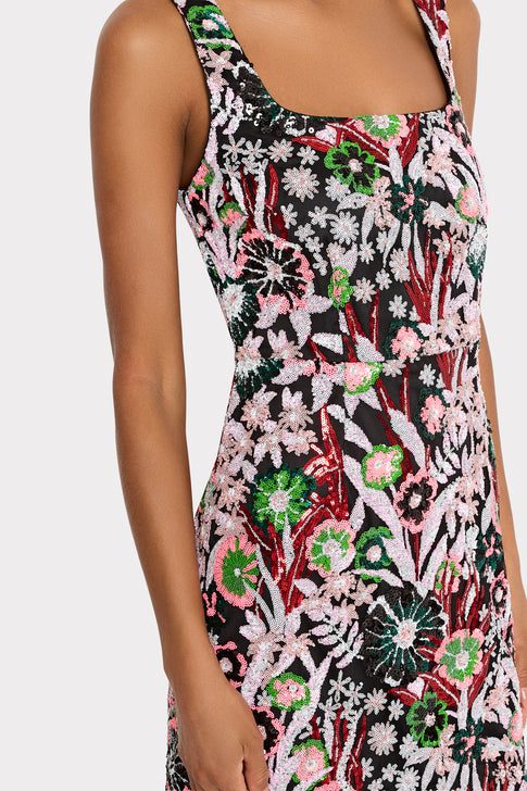 Pink Wildflower Mini Dress Light Pink Multi Image 3 of 4