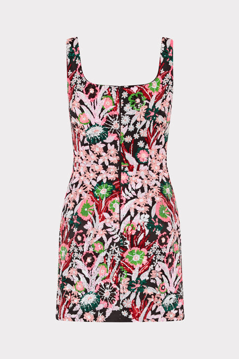 Pink Wildflower Mini Dress Light Pink Multi Image 4 of 4