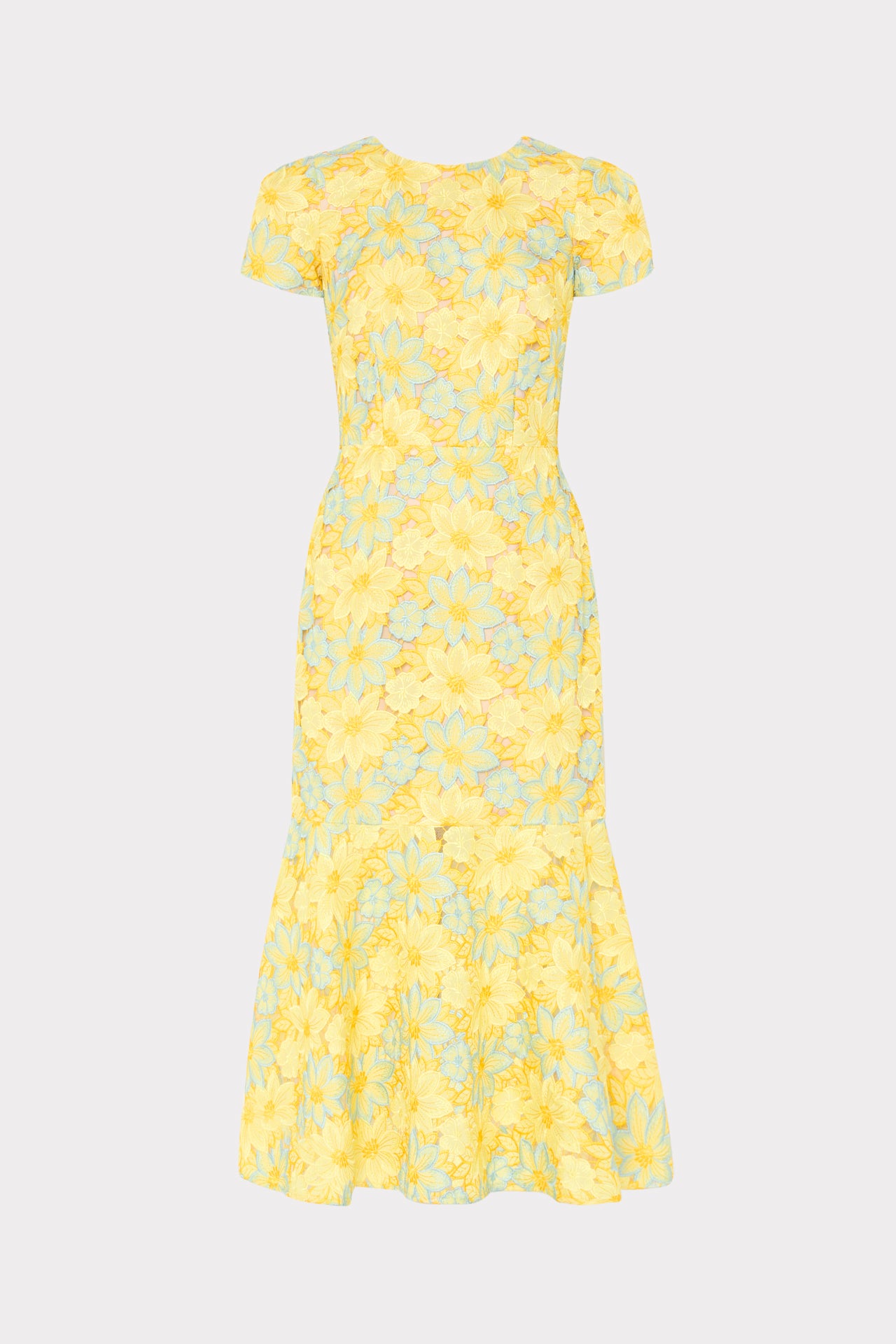 Tahlia Lace Dress in Yellow Multi | MILLY Tahlia Lace Dress in Yellow Multi | MILLY