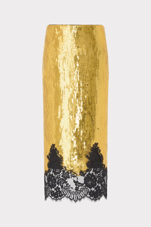 Anaya Sequin Midi Skirt