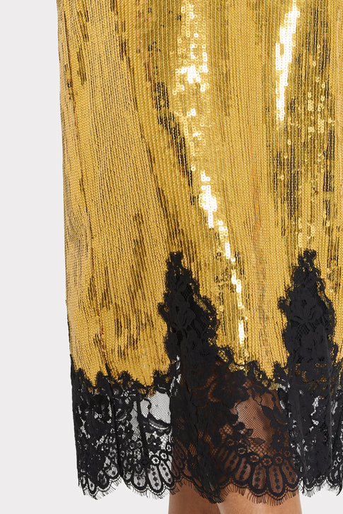 Anaya Sequin Midi Skirt