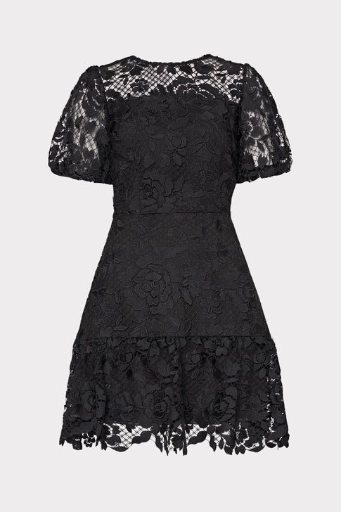 Yasmin Rose Mosaic Mini Dress Black Image 1 of 5
