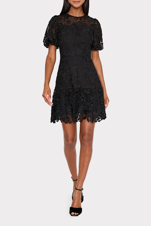 Yasmin Rose Mosaic Mini Dress Black Image 2 of 5
