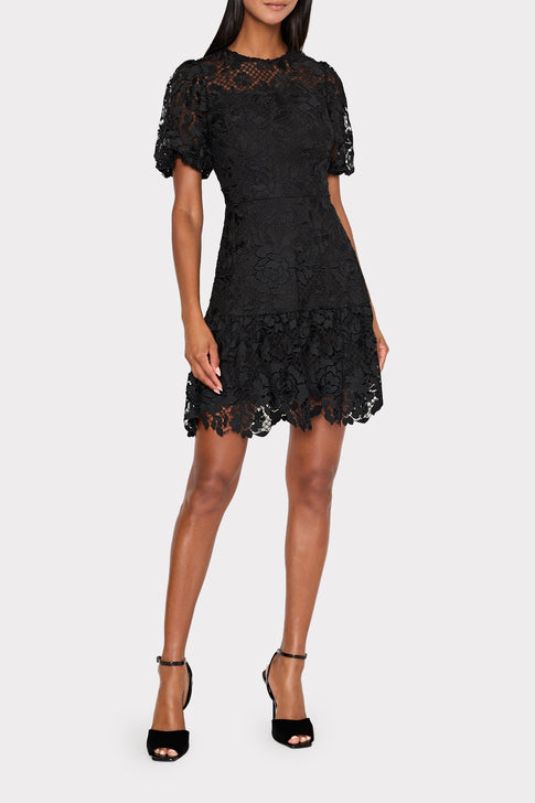 Yasmin Rose Mosaic Mini Dress Black Image 5 of 5