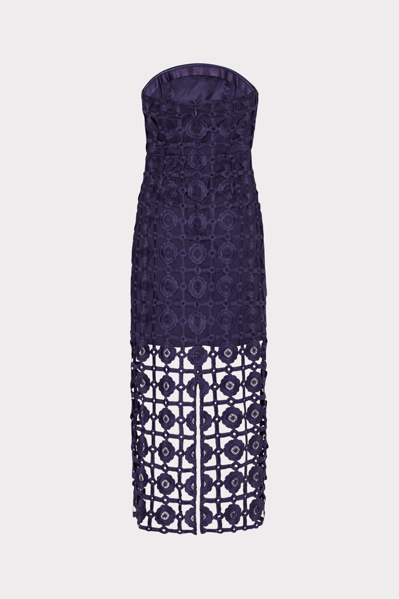Milly Women's Kait Tile Lace Dress - Blue - Size 12