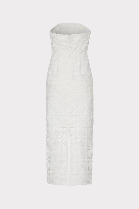 Kait Tile Lace Dress White Image 4 of 4