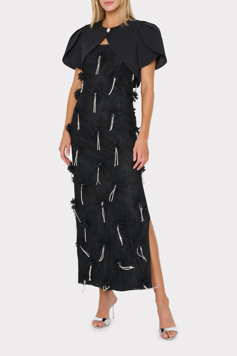 Lily 3D Lace Maxi Dress