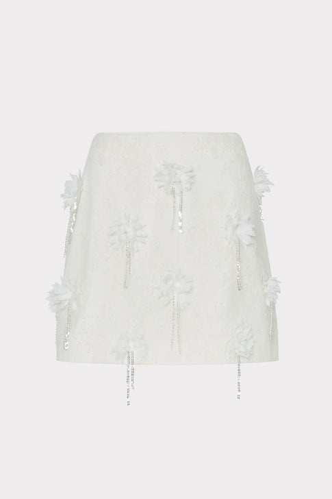 Lizzy 3D Lace Mini Skirt