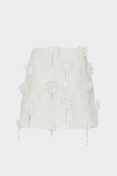 Lizzy 3D Lace Mini Skirt