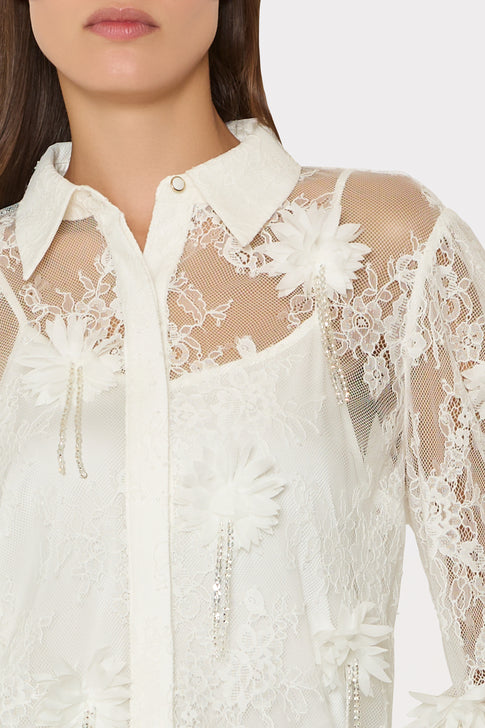 Ashton Floral Lace Blouse