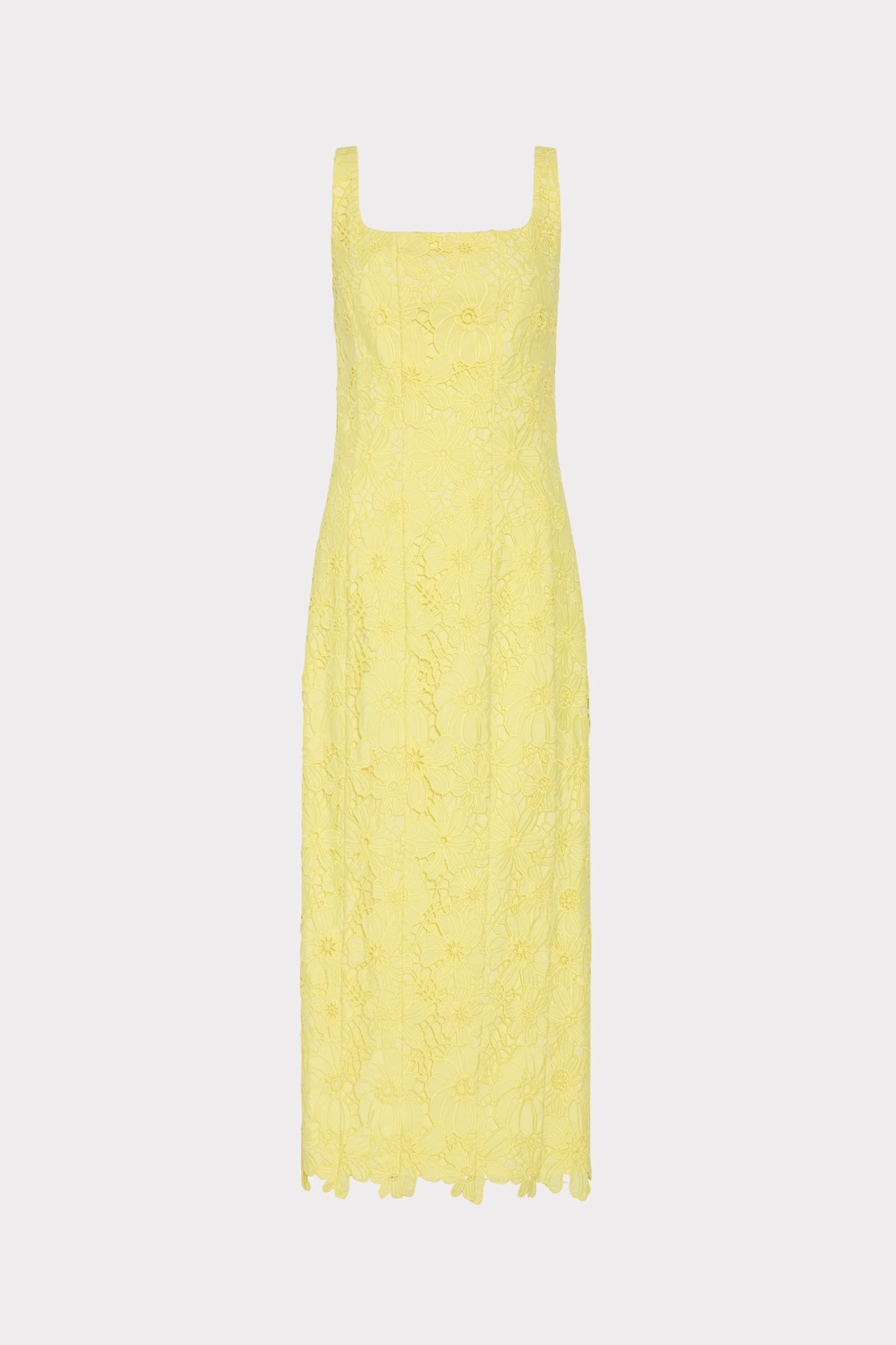 Izel Lace Midi Dress Yellow / 10