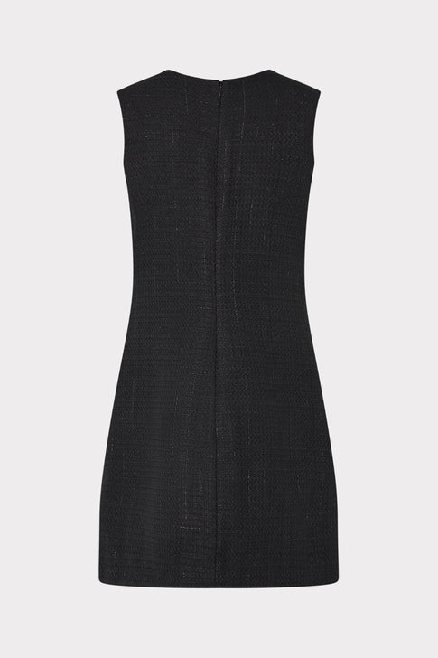Eden Boucle Mini Dress Black Image 4 of 4
