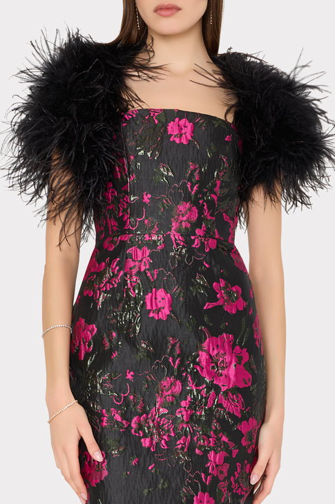Feather Bolero Black Image 3 of 5