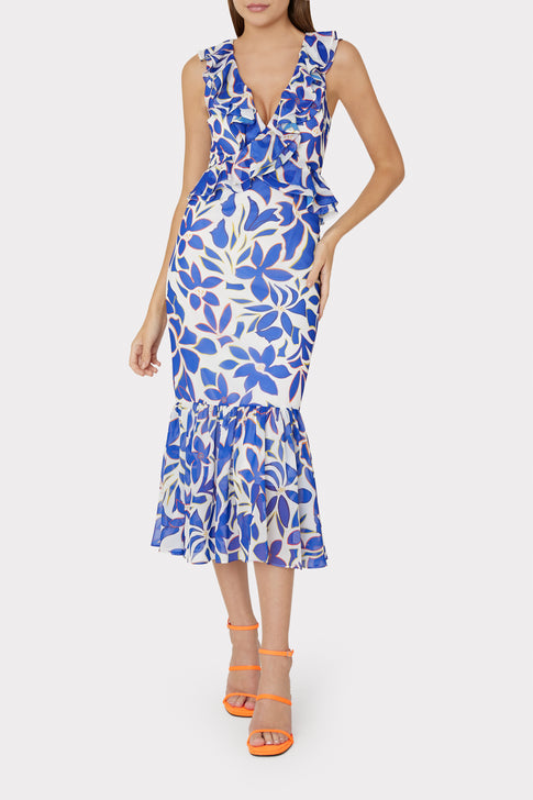 Novara Collage Floral Maxi Dress