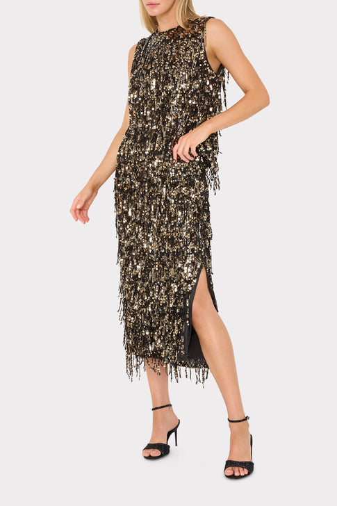 Royce Fringe Sequins Top