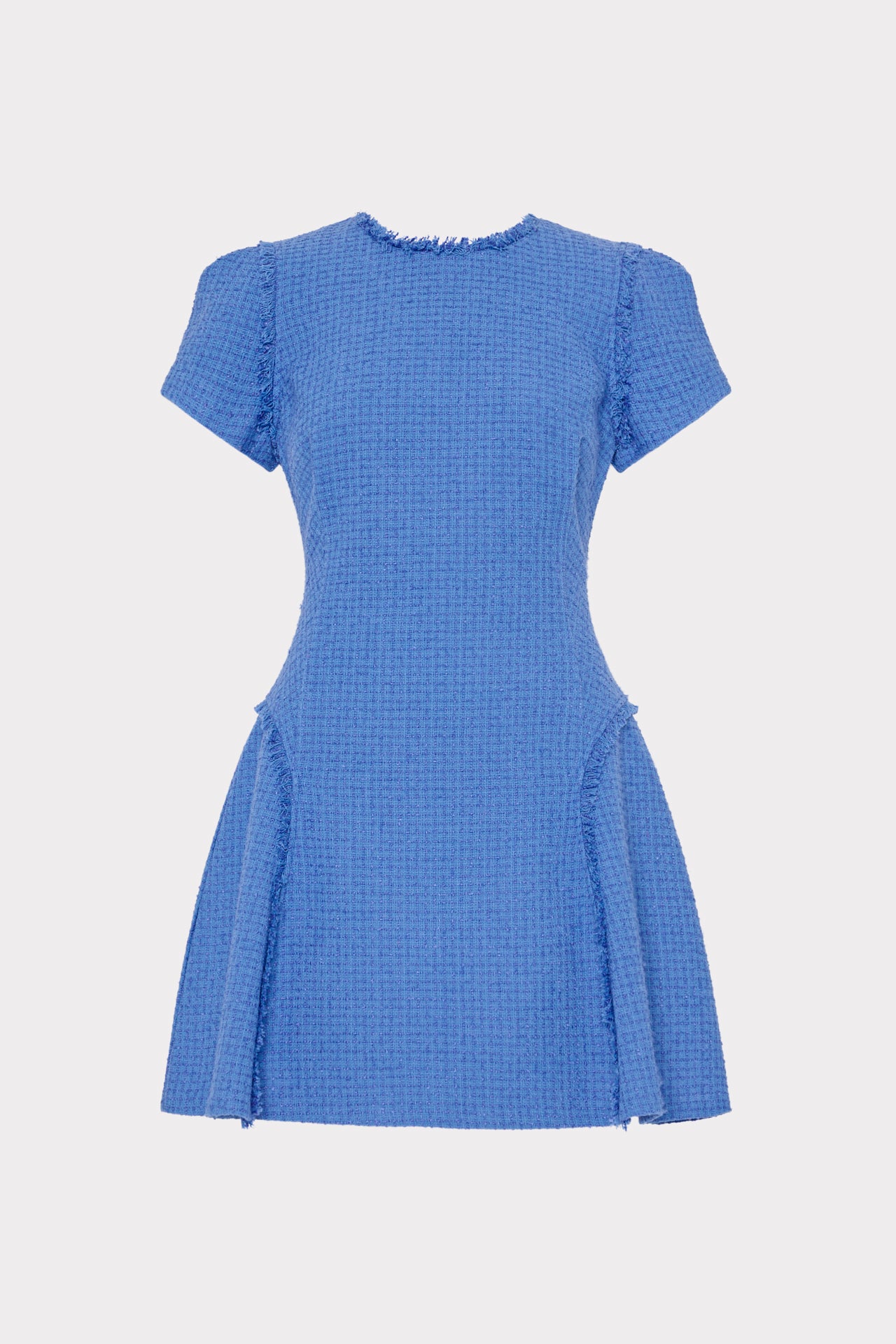 Samara Boucle Mini Dress in Blue | MILLY Samara Boucle Mini Dress in Blue | MILLY
