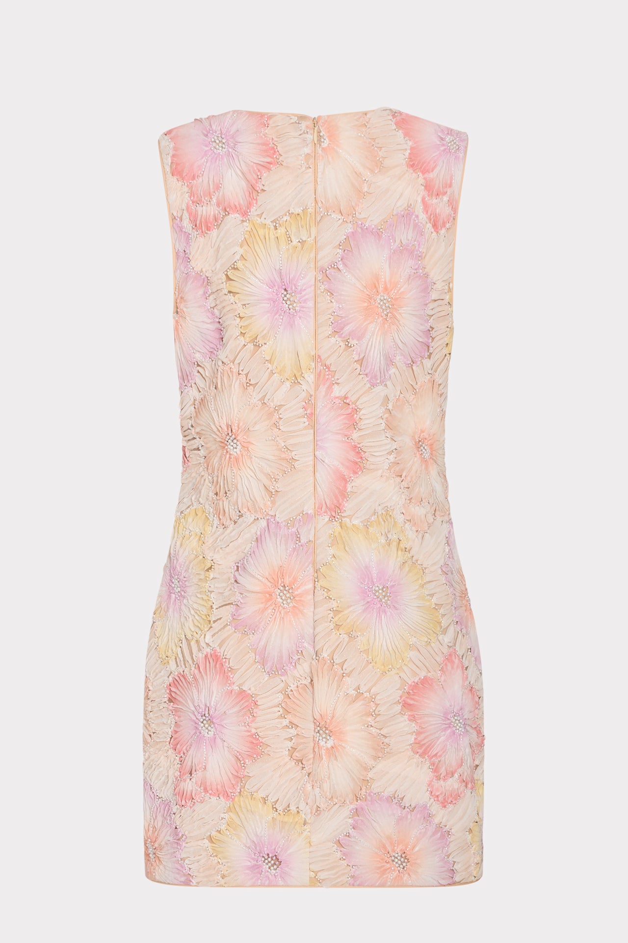 juliette mini dress pink multi Mini Dress - Lace up Back Dress - Jacquard Mini Dress