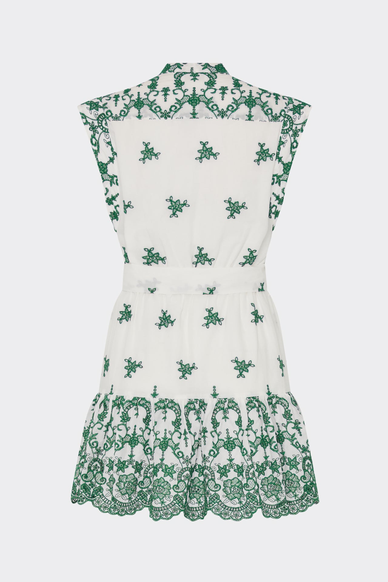 white dress green embroidery Olive | Green Leaf Forest Embroidery Nontraditional Wedding Dress | Unique Forest Wedding Dress | Sample | 3-4 Month Delivery