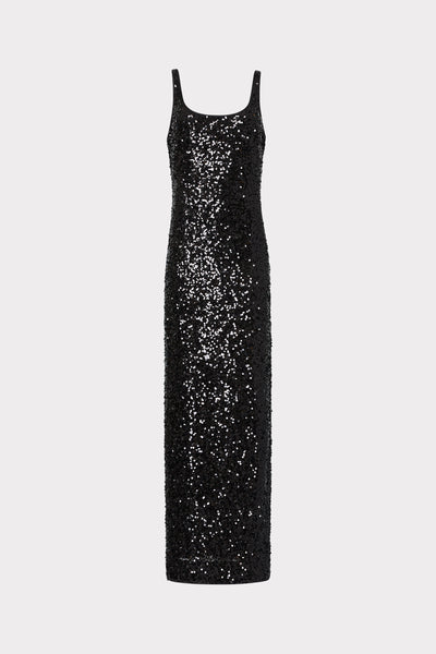 black ombre sequin dress Long Ombre Sequin Prom Dress with Sheer Sides Silver/Gold/Black / 0